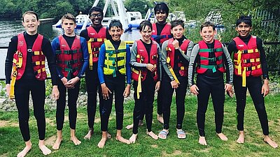Pupils on Wakeboarding Trip 