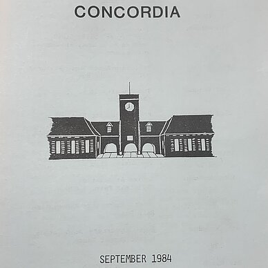 Concordia Cover Sept 1984