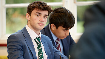 Sixth Form Pupil In Classroom