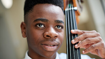 Pupil playing Cello