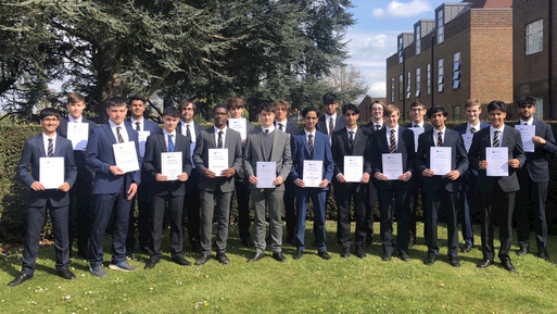 Photograph of Certificate Winners